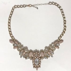 ✨2/$20 🌸 Pink Stone Statement Necklace